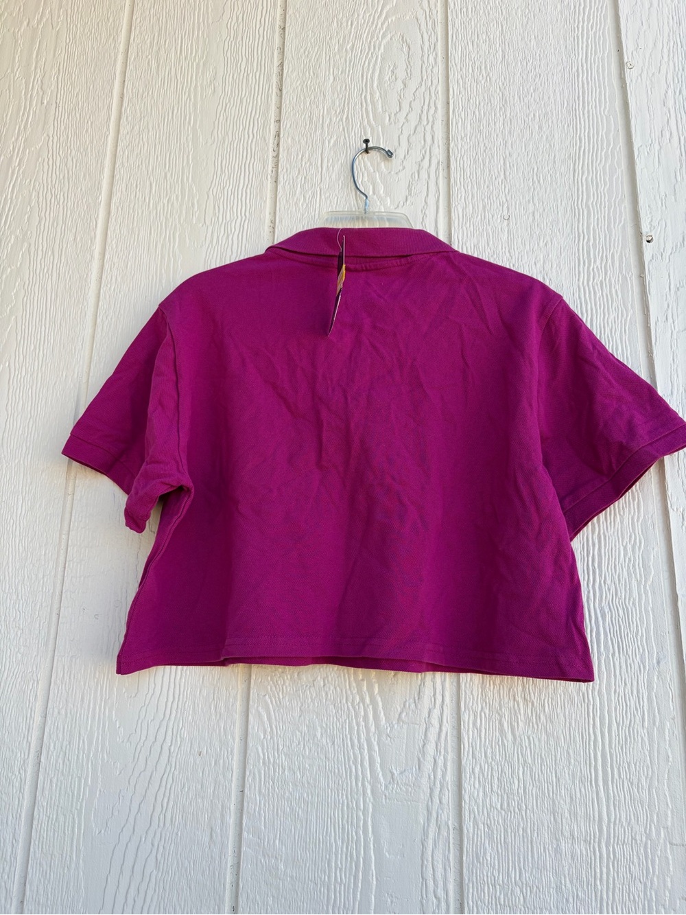 Wild Fable Women’s Cropped Polo Shirt in Bright Magenta Size XL - Picture 11 of 15